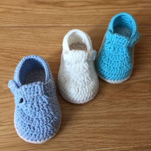QYFLYXUE Free shipping,6 pairs of CROCHET Baby Sandals ,buckle multicolor shoe