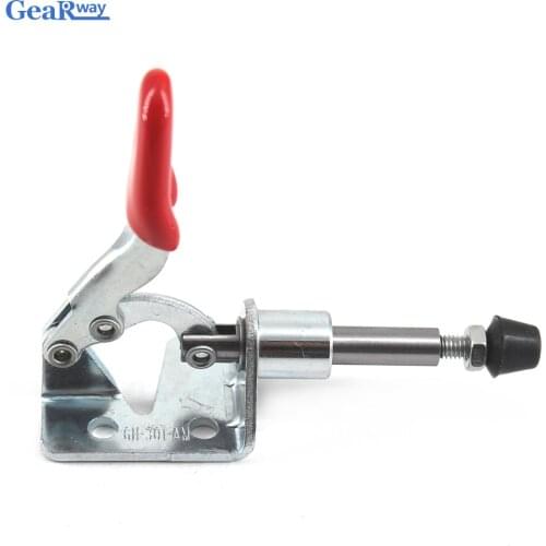2pcs 301AM Push Pull Toggle Clamp 45kg Holding Capacity Toggle Clamp for Woodworking 16mm Stroke Quick Release Hand Tool Clamp