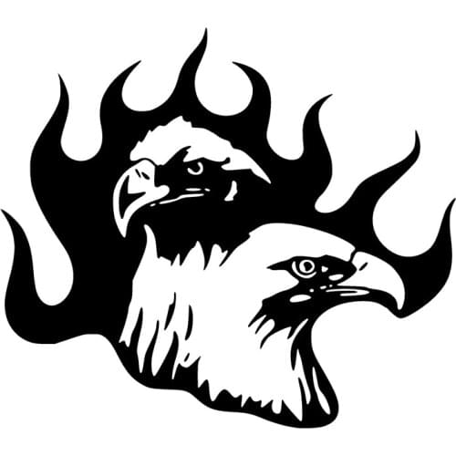 40384# Die-Cut Vinyl Decal Hawks Car Sticker Waterproof Auto Decors on Car Body Bumper Rear Window