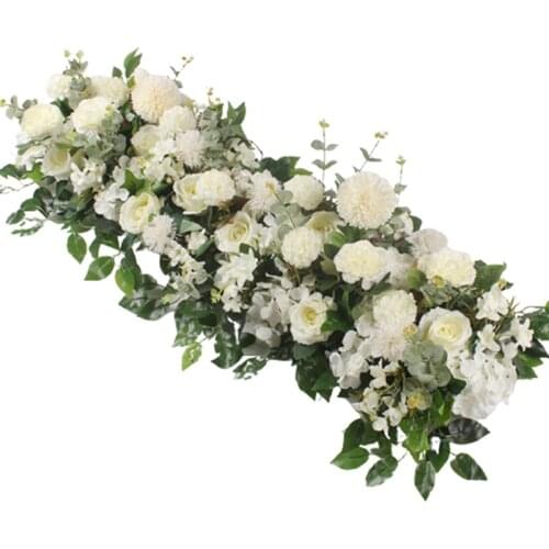 50 Custom Wedding Flower Wall Arrangement Supplies Silk Peony Artificial Flower Row Decor Romantic Diyiron Arch Backdrop