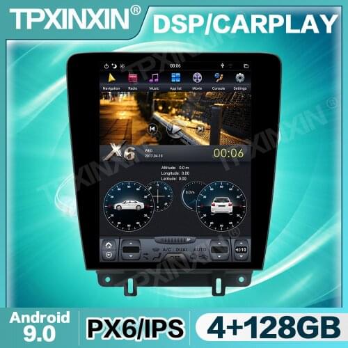 Android 9 Tesla IPS Touch Screen For Ford Mustang GT 2010 2011 - 2014 Car Radio Multimedia Video DVD Player Navigation GPS 2din