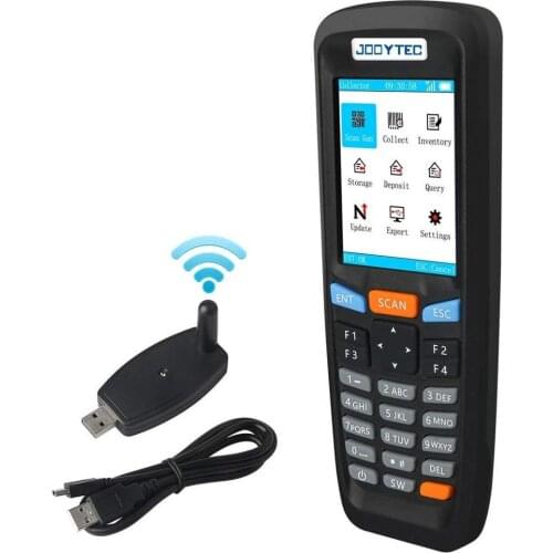 Wireless Barcode Scanner Data Collector Portable Terminal Inventory Device Cordless Handheld PDT Reader for Store, Supermarket