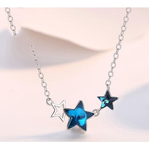 Noble Women Pure 100% 925 Sterling Silver Necklaces Pendant Necklaces Chain Jewelry Accessory Fashion Gift For Girl Party