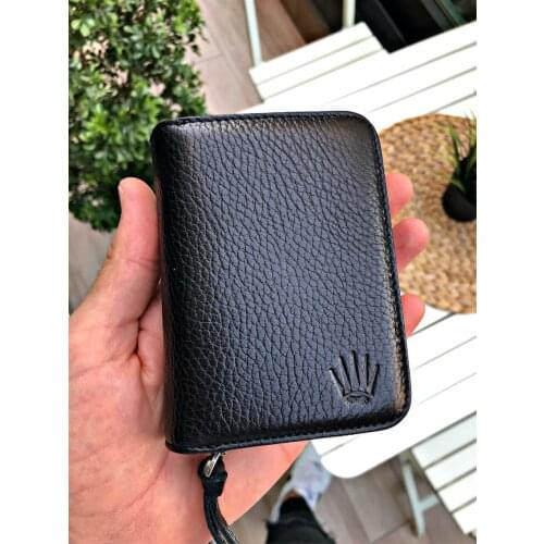 NORTH BLACK GENUINE LEATHER WALLET