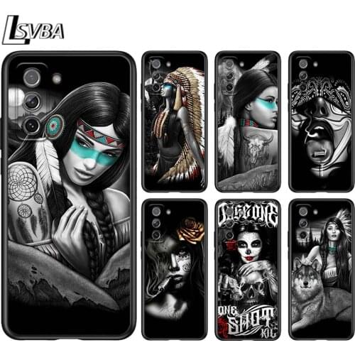 African Girl Sexy for Samsung S20 FE Ultra Plus A91 A81 A71 A51 A41 A31 A21 A11 A12 A72 A52 A42 A32 A12 Phone Case