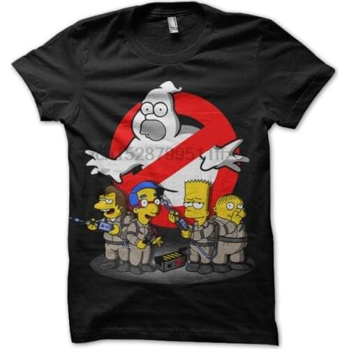 Homer Ghostbusters Black T Shirt