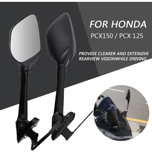 For Honda PCX 150 125 pcx 125 150 Aluminum Motorcycle Rearview Mirrors Handlebar Rear View Side Mirror Modification Accessories