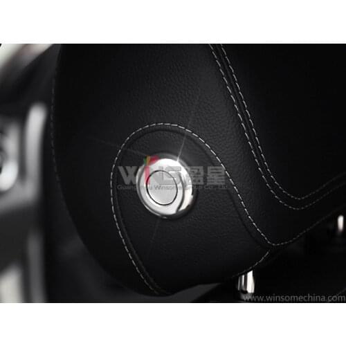 For Mercedes Benz C Class Interior Mouldings Pillow Button Decorative Trim Cover Car Styling Accessories