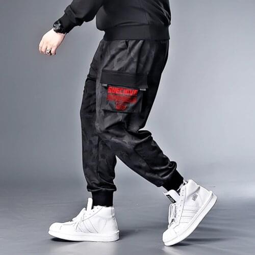 Plus 7XL 6XL 5XL XXXXL Mens Jogger Autumn Pants Men Camouflage Military Pants Loose Comfortable Cargo Trouser Camo Jogger