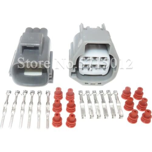 6 Hole 7282-5553-10 7283-5553-10 Electric Gasoline Pump Plug Waterproof Electronic Fuel Pump Assembly Wire Sockets