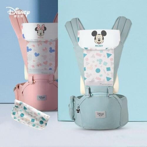 Disney Ergonomic Baby Carrier Baby Kangaroo Child Hip Seat Tool Baby Holder Sling Wrap Backpacks Baby Travel Activity Gear