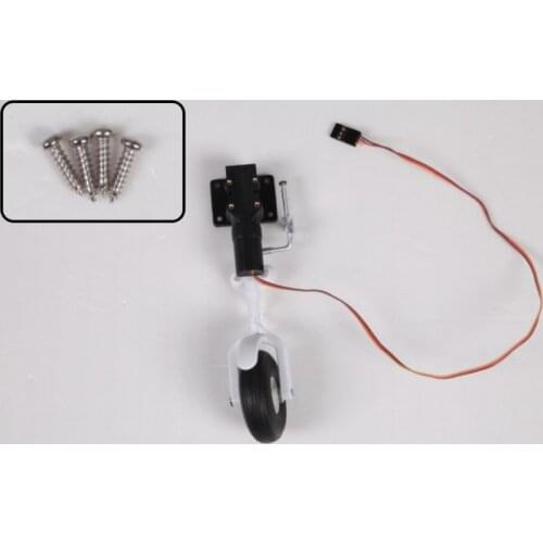 FMS 1100mm 1.1m PC21 PC-21 Pilatus Front Landing Gear System with Retract installed RC Airplane Model Plane Parts FMSRE025