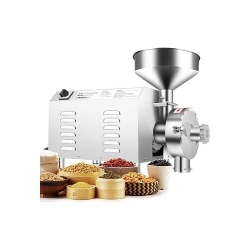 Commercial Flour Mill Medicine Pulverizer Cereal Grain Grinding Machine Bean Wheat Rice Sesame Mixing Grinder