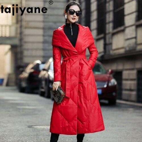 Real Leather Genuine Jacket Autumn Winter Coat Women Clothes 2021 Korean Vintage Sheepskin Down Coat Chaqueta Mujer ZT3269