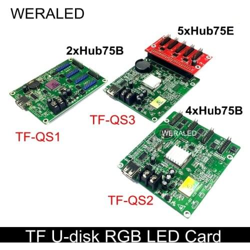 LongGreat TF-QS1 TF-QS2 TF-QS2N TF-QS3 TF-QS3N Full Color LED Display Controller Support P4/P5/P6/P7.62/P8/P10 LED Module
