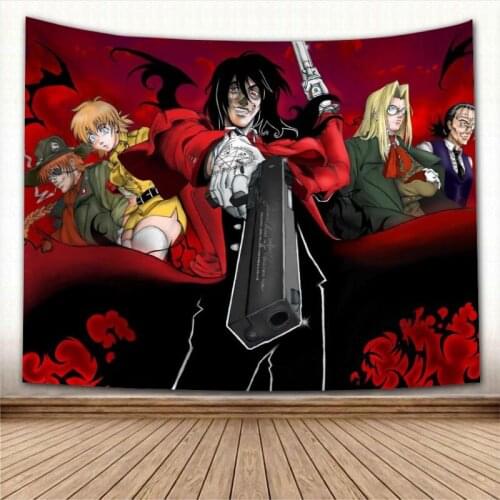 New Arrival HELLSING Wall Hanging Tapestry Home Party Decorative Tapestries Photo Background Cloth Table Cloth Wall Tapestry