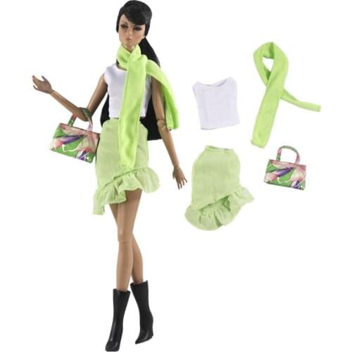 30cm for barbie Doll clothes Dress Fashion Casual doll suit for licca For Barbie Doll Accessories Baby Toys Best Girl' Gift