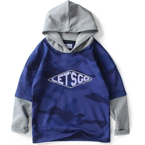 2020 Autumn and winter Children sweater hooded jacket boy girl letter printing thickened warmth 4-13 years old baby quality coat