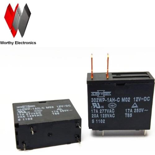 Wholesale 10Pcs/lot relay 302WP-1AH-C-12VDC