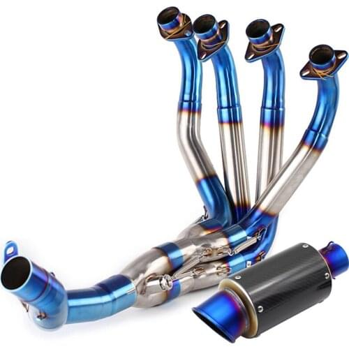 For Kawasaki Z900 (2017-2020) Full Exhaust System Slip On Motorcycle Front Link Tube Hearders Muffler Pipe Escape Moto DB Killer