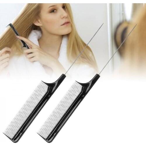 Portable Anti StaticBarber Hairdressing Hair Teasing Comb Home Salon Hairbrush