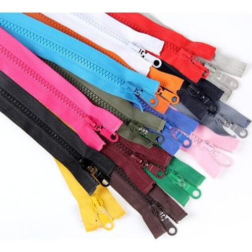 5#40cm 50cm 60 cm 70cm 80cm Down jacket resin zipper clothing coat jacket coarse tooth clothes zipper accessories 20pcs