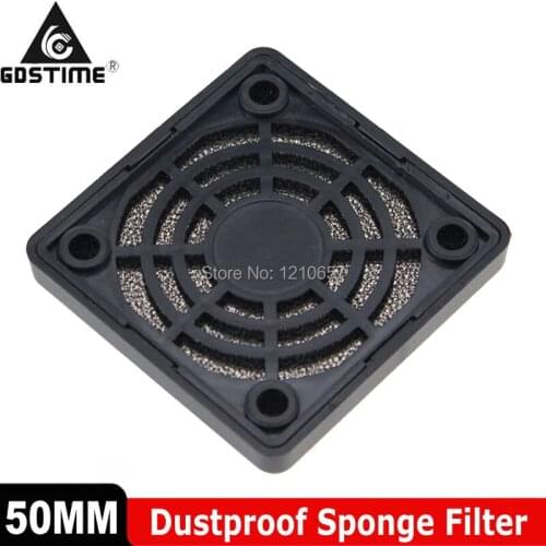 20 Pieces LOT For DC Fan Black Dustproof Dust Filter 50mm x 50mm