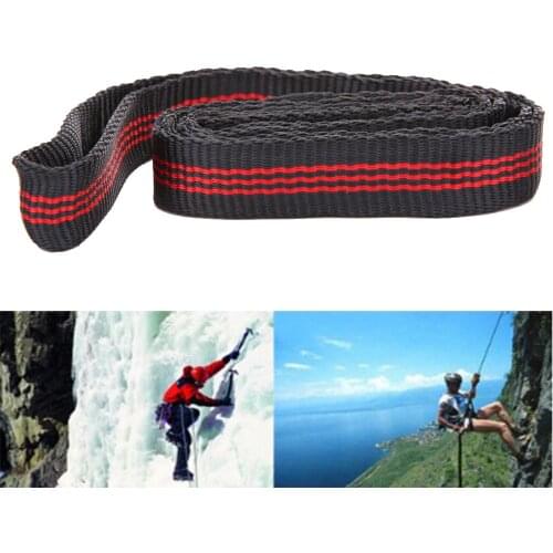Xinda Outdoor Rock Climbing Belt Support Protective Sling 22KN 60cm Polyester rock Climbing Sling Bearing Strap Reinforce Rope