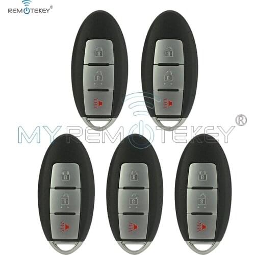 Remtekey 5pcs CWTWBU729 Smart car key 3 button 315mhz with ID46 chip for Nissan Versa Rogue Pathfinder 2010 2011 2012 remtekey