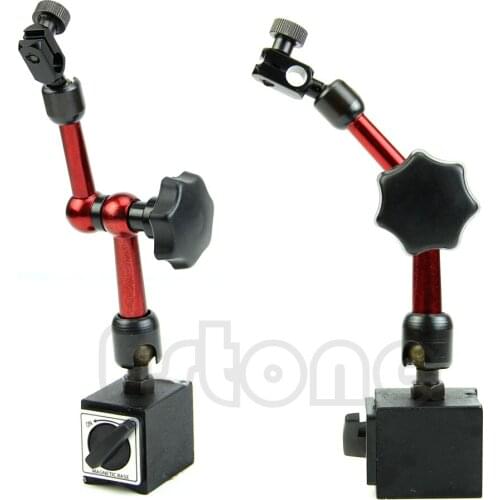 Universal Flexible Magnetic Base Stand Holder For Dial Gauge Test Indicator Tool