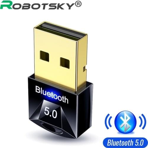 USB Bluetooth 5.0 Adapter Dongle For PC Computer Wireless Mouse Keyboard PS4 Aux Audio Bluetooth 5.0 Receiver Transmitter