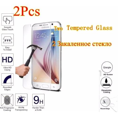 2Pcs Tempered Glass For Samsung Galaxy A3 A5 A7 A300 2016 A510 A310 S5 S6 J5 J7 j510 j710 Screen Protector Protective Film sklo