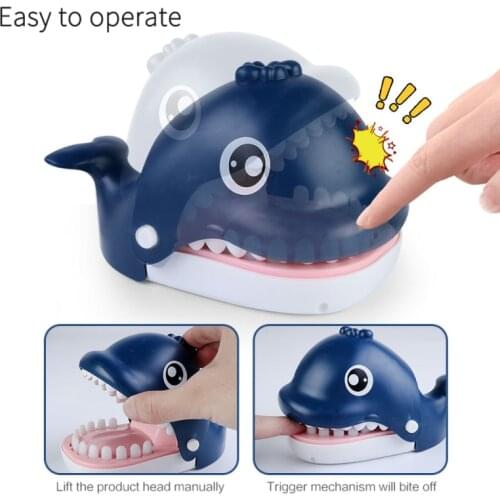 1pc Childrens Tricky Funny Tiger Parent-child Interaction Party Whole Person Decompression Biting Finger Board Game For Kids