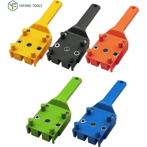 1pcs Pocket Hole Jig 6mm 8mm 10mm Drill Guide Set Hole Puncher Locator Jig Drill Bit Carpentry Hand Tool Power Tools