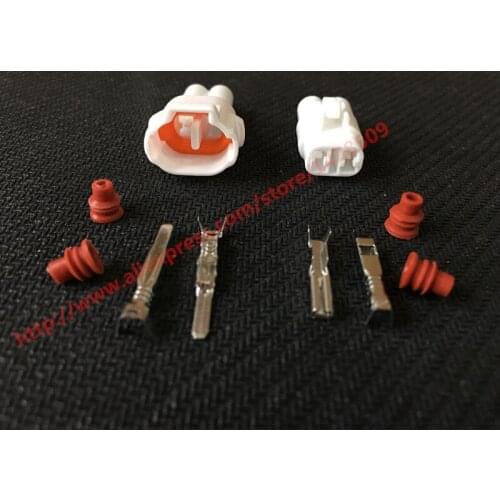 10 Set Sumitomo MT090 2 Pin Female Male White Auto Connector Waterproof Automotive Plug Motorcycle 6180-2181 6187-2171