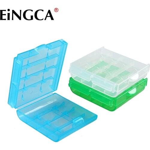 10 Pieces Accumulator Battery Storage Box Hard Bag for AA AAA Digital Camera Flash Light SB800 SB900 580EX Battery Plastic Case