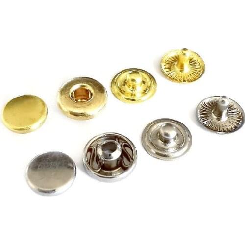1000 sets Gold color 6mm Accessories High Quality Metal snap Child Childrens Clothing buttons for clothing snap scrapbooking