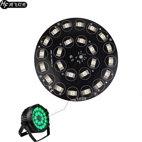 24x18w Waterproof LED Par Light Light Board 180mm*180mm RGBWA+UV 6in1 IP65 Par Light Repair Parts