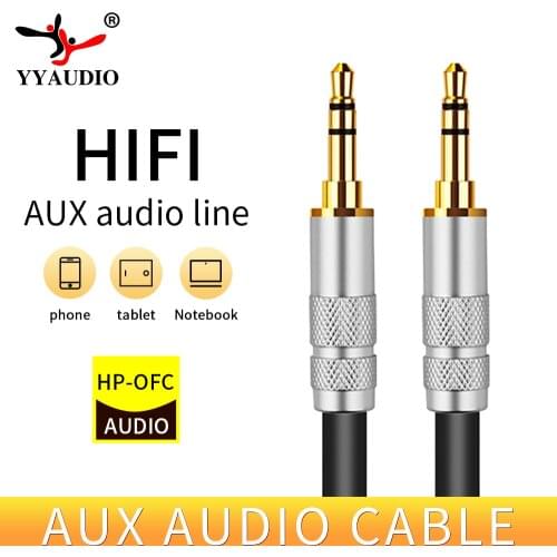 3.5mm Jack Audio Cable 3.5mm AUX Cable Jack Speaker Wire Male to Male Audio Aux Cable For Samsung Xiaomi Car Headphone Aux Cord