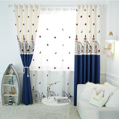 Free Custom GYC2525 Gyrohome 1PC The Ferris Wheel Elegant Luxury Blackout Curtain Children "Customised" Window Living Room Dec