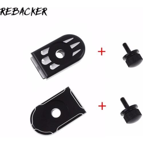 Motorcycle Seat Bolt Tab Screw CNC Mount Knob Cover Kit For Harley Sportster Dyna Touring Fatboy Road King Softail