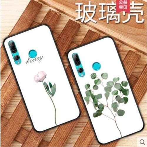 BONVAN Glass Case For Oppo Reno 4Z 4 SE Lite 5 Pro Plus Realme Narzo 20a 30a Hard Cover Oppo K7 K7X A92S A93 Peony Couqe Capa
