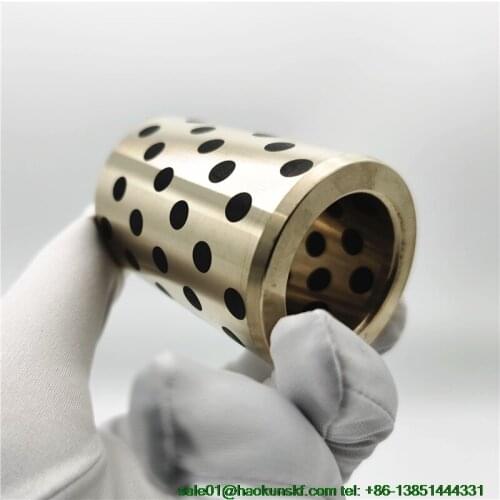 JDB708540/708550/708560/708570/708580/7085100 , JDB709050/709060/709070/709080 Graphite Copper Oilless Bearing Bushings