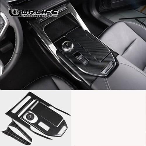 Carbon Fiber Car Interior Gearshift Air Conditioning CD Panel Door Armrest Cover Trim Stickers Accessories For Haval H6 2021 3TH
