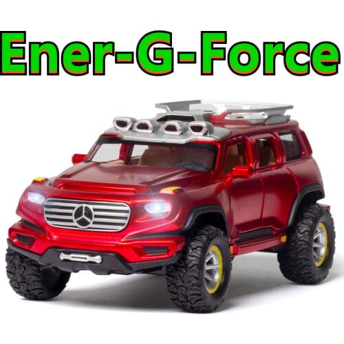 1/32 Alloy Car Models Toys SUV Ener-G-Force Concept Car Model Metal Alloy Diecast With Light And Sound Vehicle Toys For Children