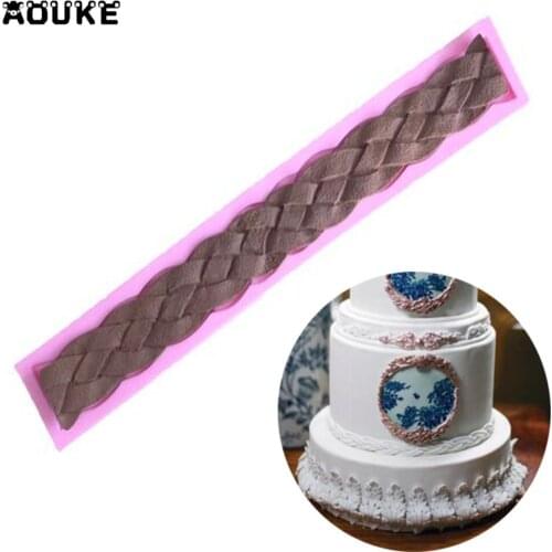 Compiled With Long Straps Cake Decoration DIY Tools 3D Chocolate Liquid Silicone Pastry Mould Pudding Ice Cube Soap Molds Aaoke