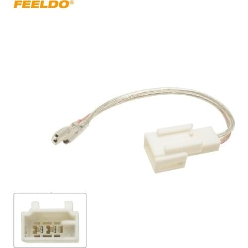FEELDO 1PC Car Speaker Adapter Connector Plug for Toyota Scion Mitsubishi Subaru Speakers Wire Wiring Harness Cable #HQ2612
