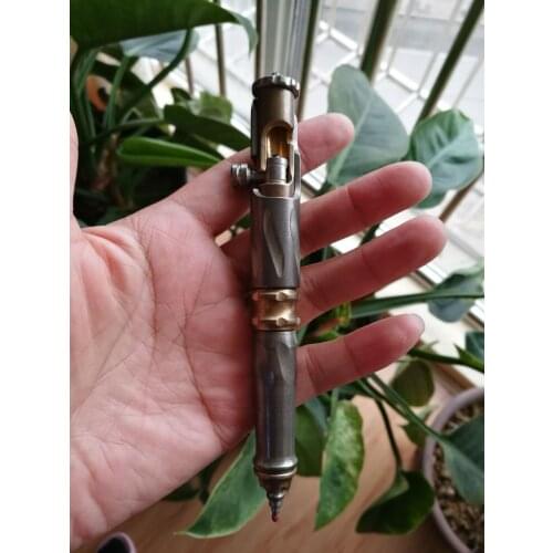 Spiral Tactical Pen Titanium Alloy Brass Decomposition Portable Writing Self-defense Broken Window Multi-function Bolt EDC