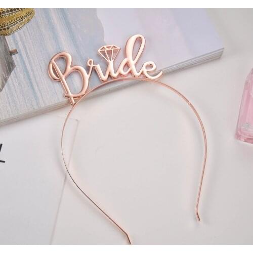 Bride to be Tiara Crown Bridal Hair Accessory Headband Bachelorette Hen Party Wedding Bridal Hairband For Women Girl