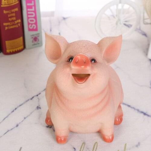 Pig Piggy Bank Child Piggy Bank Household Items Children Toys Money Boxes Cartoon Pig Shaped Birthday Gift Coins Storage Box